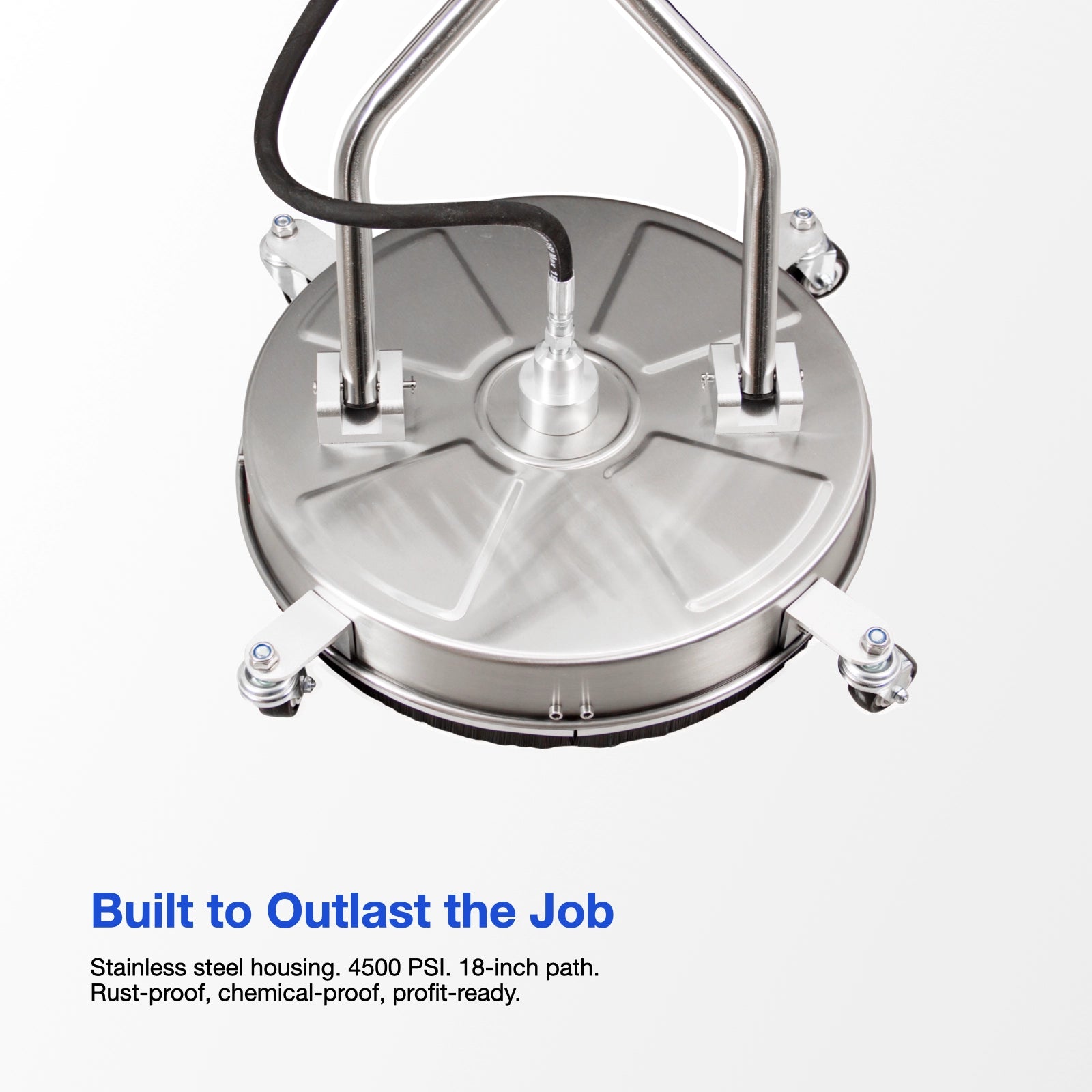 Neoclean 18” Stainless Steel Pressure Washer Surface Cleaner (SC-18)