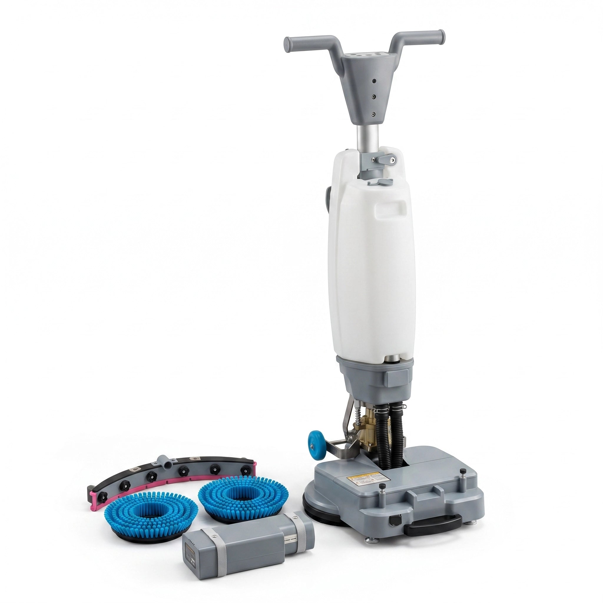 Portable Floor Scrubber - Perfect for Small Spaces, Battery Included