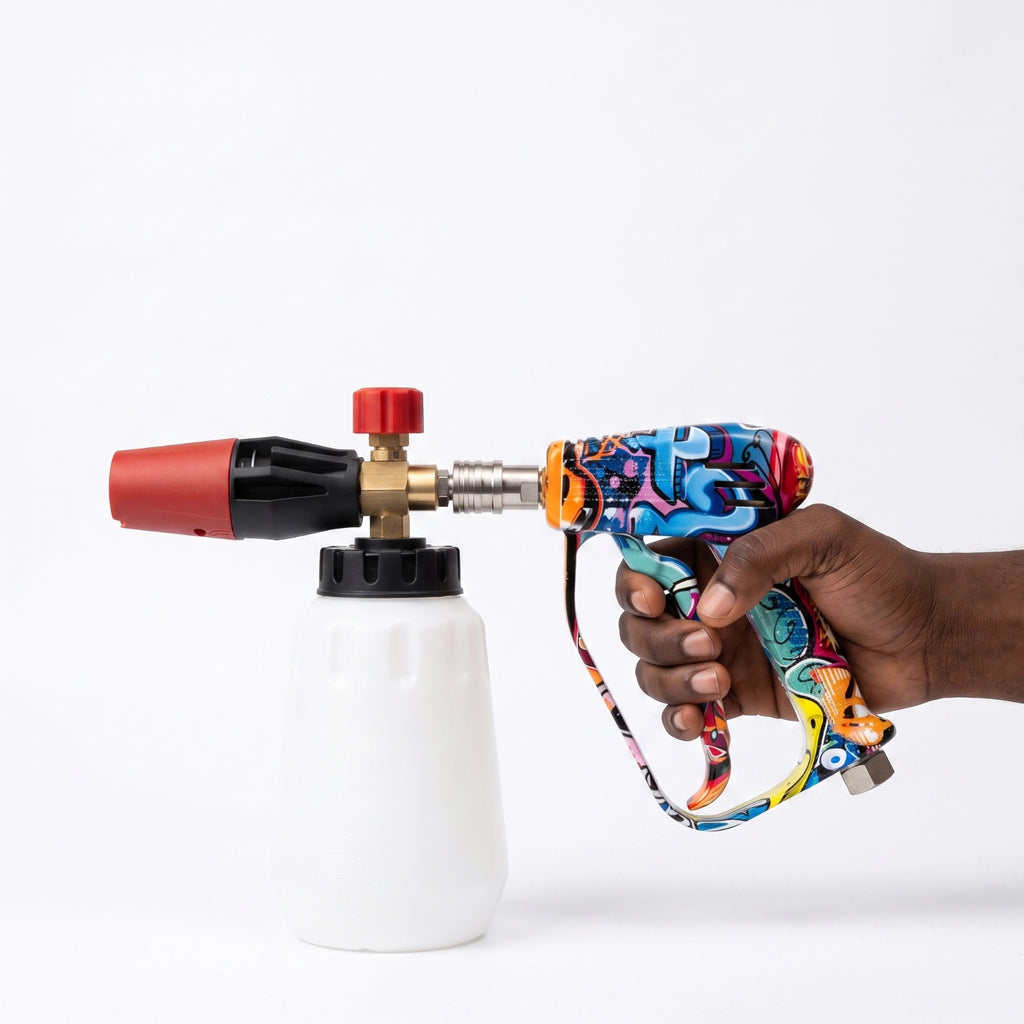 Neoclean Heavy-Duty Foam Cannon Kit with White Bottle (KIT-WHT)