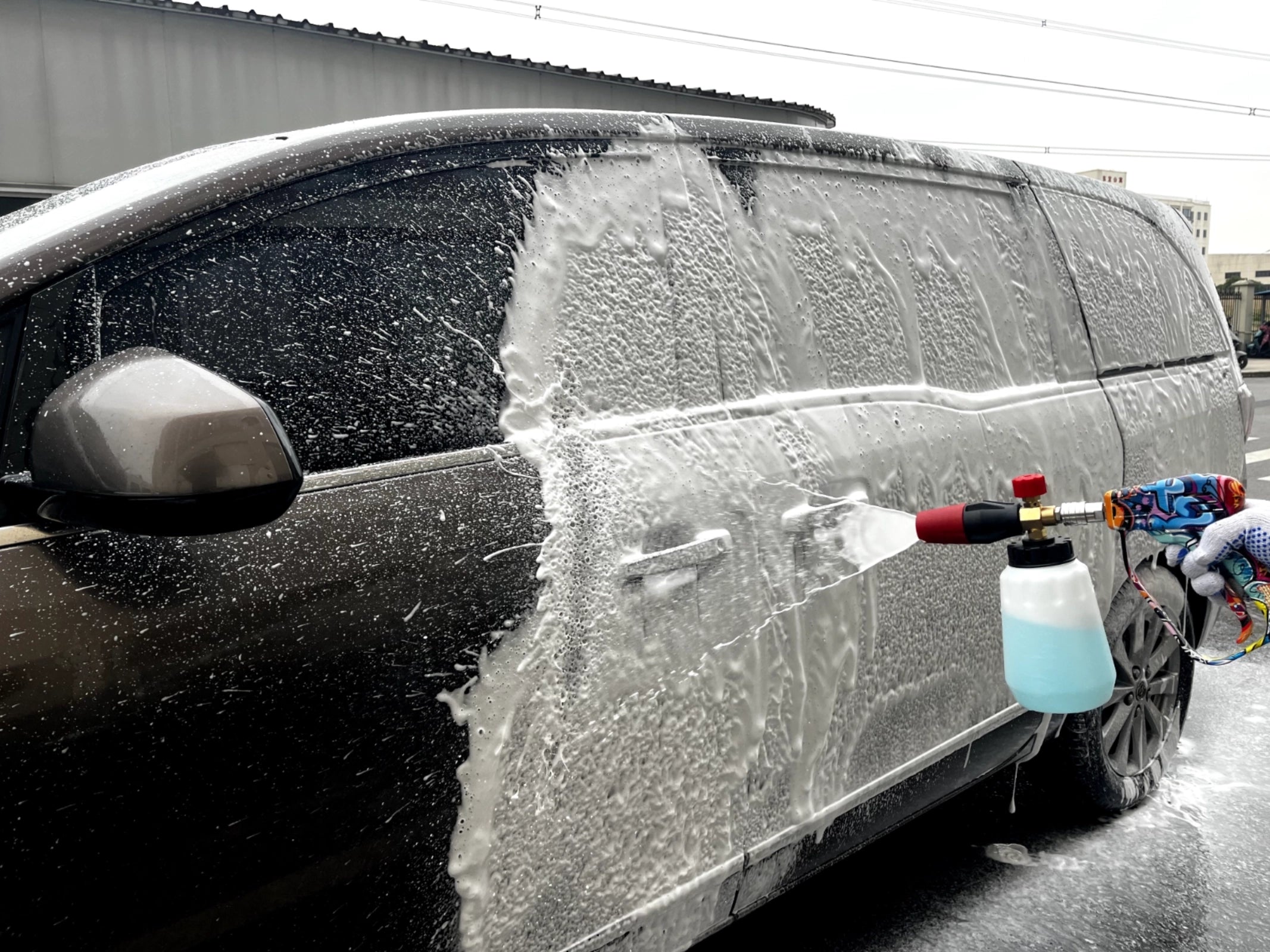 Neoclean Heavy-Duty Foam Cannon Kit with White Bottle (KIT-WHT)