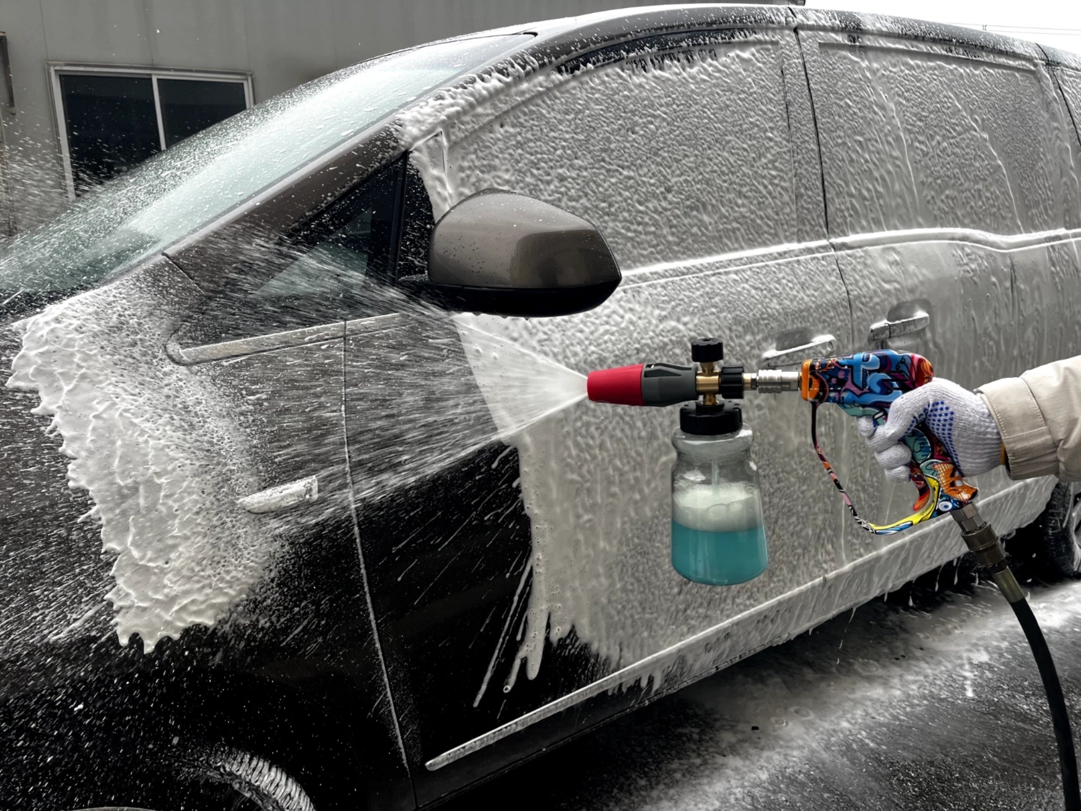 Neoclean Pressure Washer Foam Cannon Kit with Transparent Bottle (KIT-T)